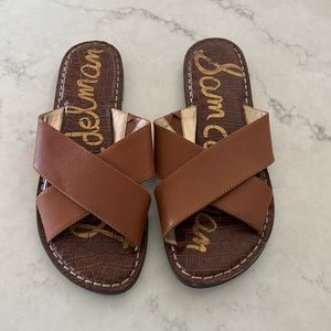Sam Edelman tan leather sandals